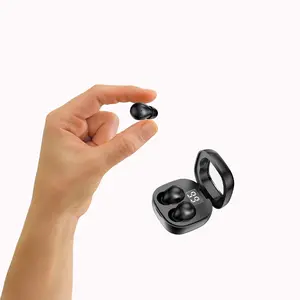 Mini invisible wireless Bluetooth 5.3 mini sleep earphones, hidden earbuds with LED screen, high fidelity sound quality, long battery life, low latency and long connection, suitable for small ear sleep, exercise, work, and hiking wireless earphone wear