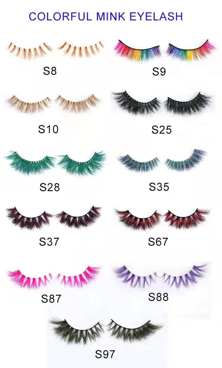 100D mix lengthes fluffy drama looking styles  easy seperate of having a natural looking supplied by factory customized lashes and lash box Eyelash Set Cosmetic