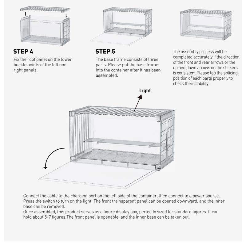 POP MART 100% Assemblable Lighted Display Container