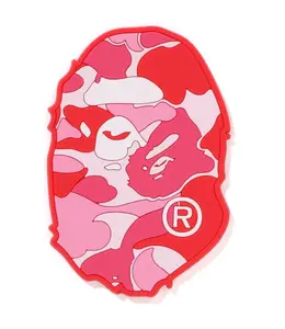 BAPE ABC Camo Ape Head Coaster - Pink