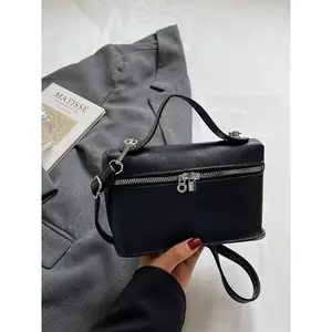 Fashion Versatile Multi-Color Alligator Skin Small Square Bag, Elegant Handbag Shoulder Crossbody Two-In-One, Trendy Women's Bag, Adjustable Strap Purse