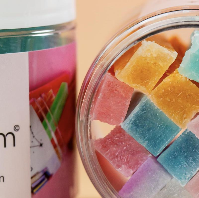 Silky Gem Lunar Crystals – Traditional Vietnamese Lunar New Year Candy – Crunchy Outside, Soft Inside – 10-12 Pieces in 8 oz Jar – Vegan, Gluten-Free,halloween candy Made in the USA