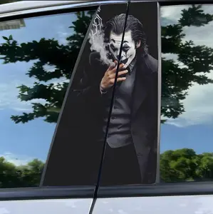 2pcs Car Door Trim Stickers, Anti-Scratch Waterproof Decals Universal Fit for All Models Car Accessories