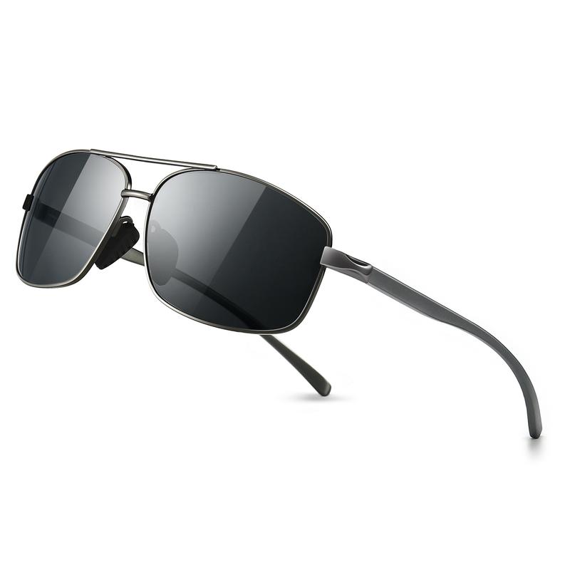 SUNGAIT Retro Polygon Aviator Sunglasses for Men Women Polarized Trendy Square Sun Glasses Stylish Pilot Shades UV400 Protection for Beach Travel School SUNGAIT Retro Polygon Aviator Sunglasses for Men Women Polarized Trendy Square Sun Glasses Stylish Pilot Shades UV400 Protection for Beach Travel School