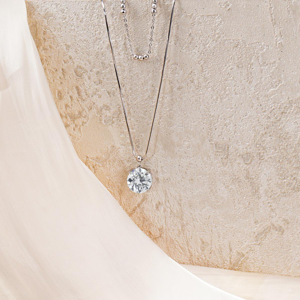 Moissanite 2ct Whispers of Love Copper Pendant Necklace Wedding Engagement Anniversary Gift for Women Moissanite 2ct Whispers of Love Copper Pendant Necklace Wedding Engagement Anniversary Gift for Women