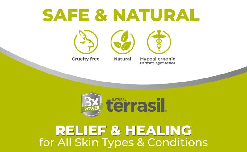 Terrasil Clotrimazole Antifungal Cream for Fungal Yeast Infections Jock Itch Athletes Foot Fungus Ringworm Treatment for Men & Women with Activated Minerals | Clinically Proven Treatment of Skin Fungus | Hypoallergenic for all skin types