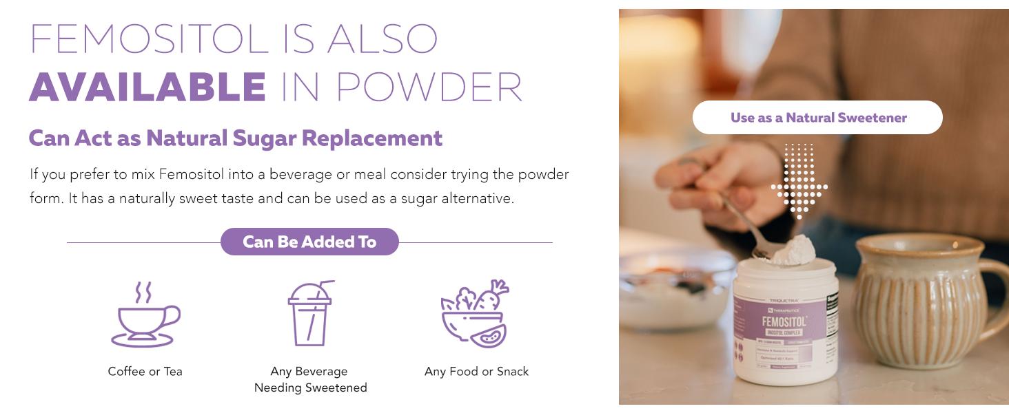 Femositol by Triquetra | Inositol Supplement | Myo-Inositol & D-Chiro Inositol Complex | Clinically Validated 40:1 Ratio Healthcare Healthy