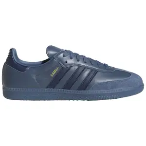 Adidas Originals Mens Blue Adidas Samba ADV Sneakers, JH8803 (No Box)