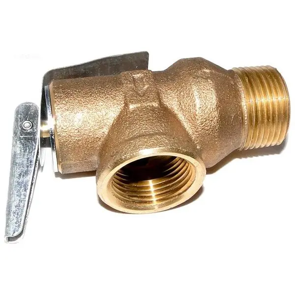 Raypak 008091F Pressure Relief Valve Kit, 125 Psi, with Relief Function, Universal Fitting for Above-Ground Pools
