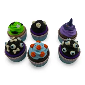 Halloween 3D Cupcake Fidget Clicker – 3D Printed Mechanical Click Sensory Pad for Desk, Stress Relief, Anxiety, ADHD