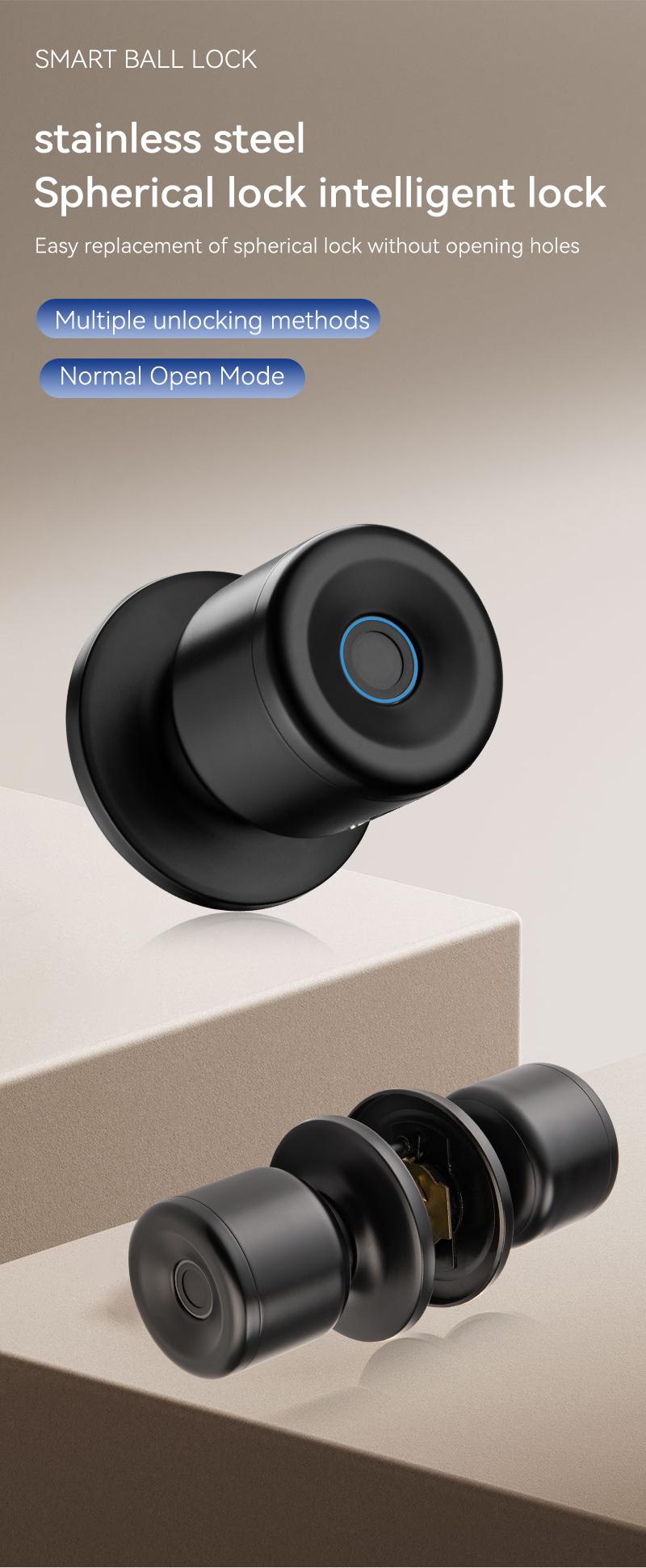 Smart 3 in 1 Fingerprint Door Lock Digital Keypad Smart Door Lock with App Control Keyless Entry Door Lock for Home Bedroom Apartment Office Garage