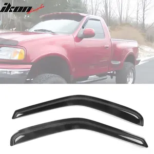 Window Visors for Ford F150 Standard 1997-2003 Slim Style Smoke Acrylic