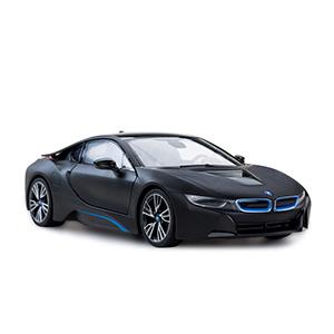 Remote Control Car, 1:14 BMW i8 Radio Remote Control Racing RC Toy Car Model Vehicle, Open Doors by RC, MattBlack.