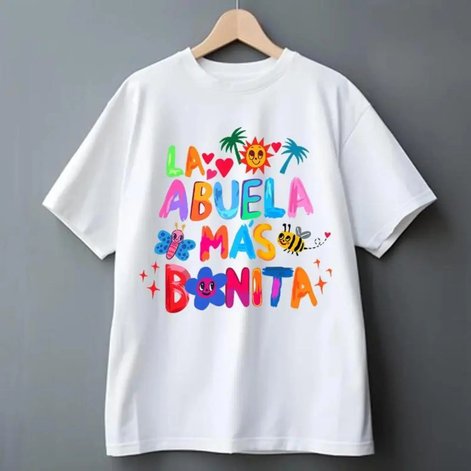 Trendy Casual Crop Top T Shirt for Women and Men Featuring a Grandmother Graphic Perfect Gift