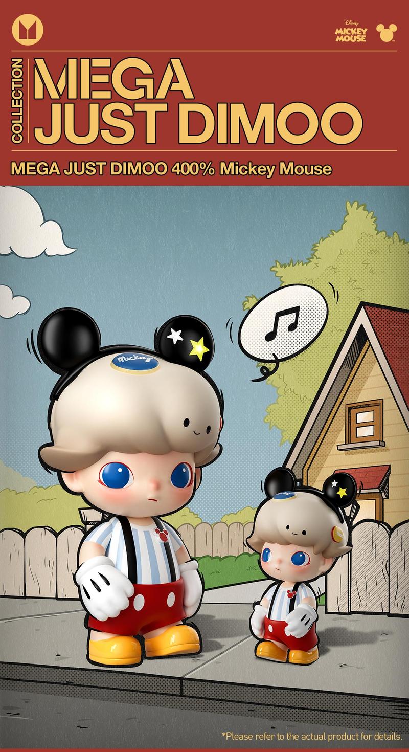 POP MART MEGA JUST DIMOO 400% Mickey Mouse