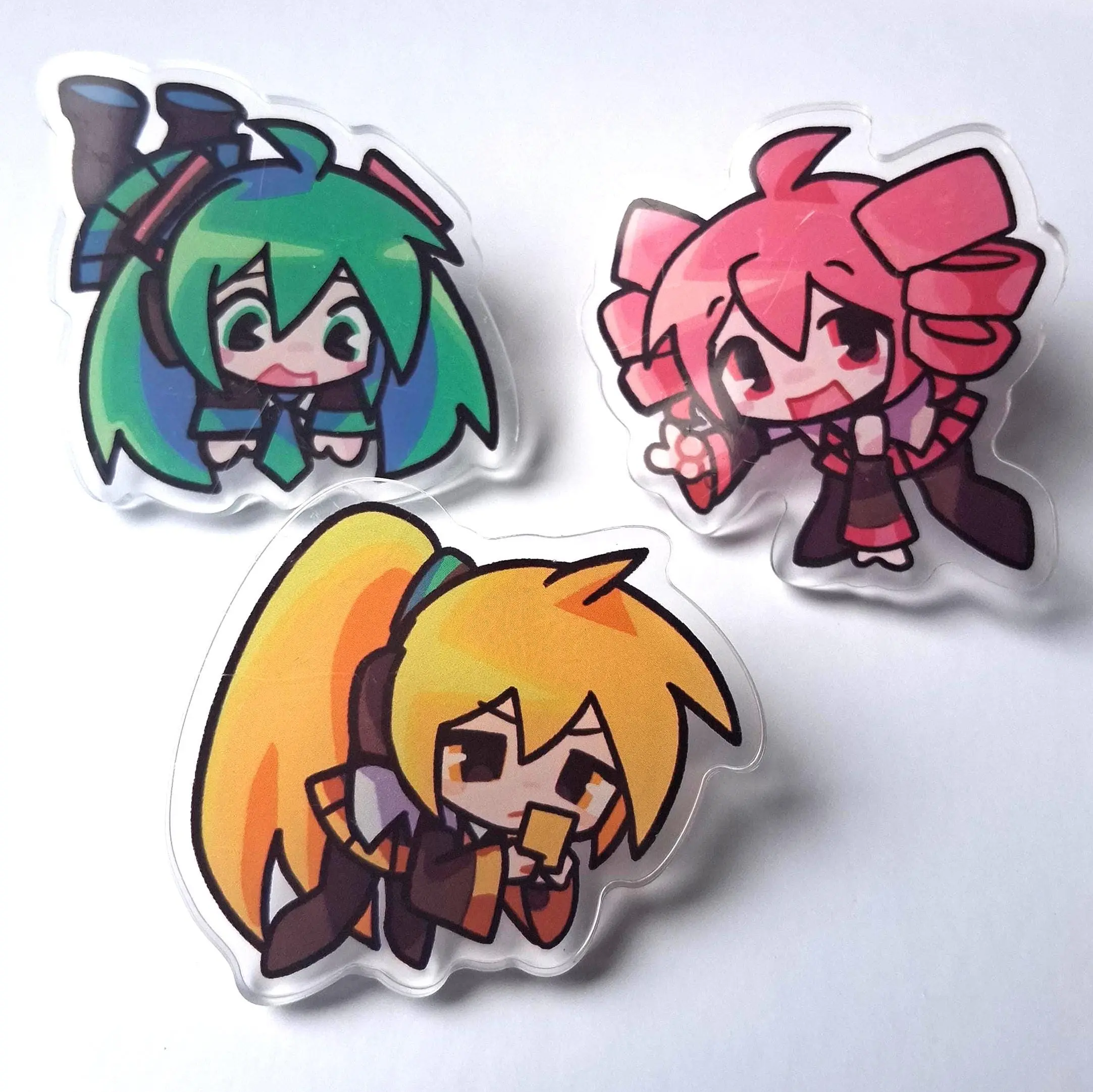 Triple Baka Miku, Teto and Neru | Vocaloid Acrylic Keychain Triple Baka Miku, Teto and Neru | Vocaloid Acrylic Keychain