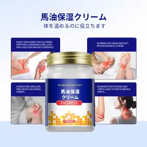 Japanese Imported Soothing Massage Balm for Skin Soothing — Horse Oil Paste/Cream, Soothing Ointment for Muscle Soreness & Joint Discomfort, Contains Ginger Root Extract, Mugwort, and Clove Oil
