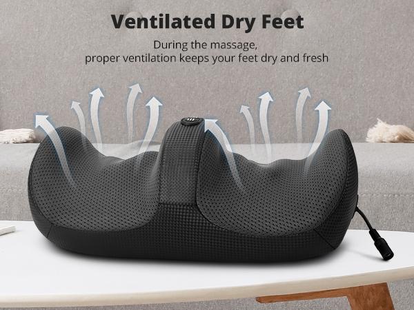 Medcursor Shiatsu Foot Massager with Heat Kneading Massage Machine for Muscle Relaxation Comfort Portable Easy Use Relaxing with Roller Heating and Intensity Modes