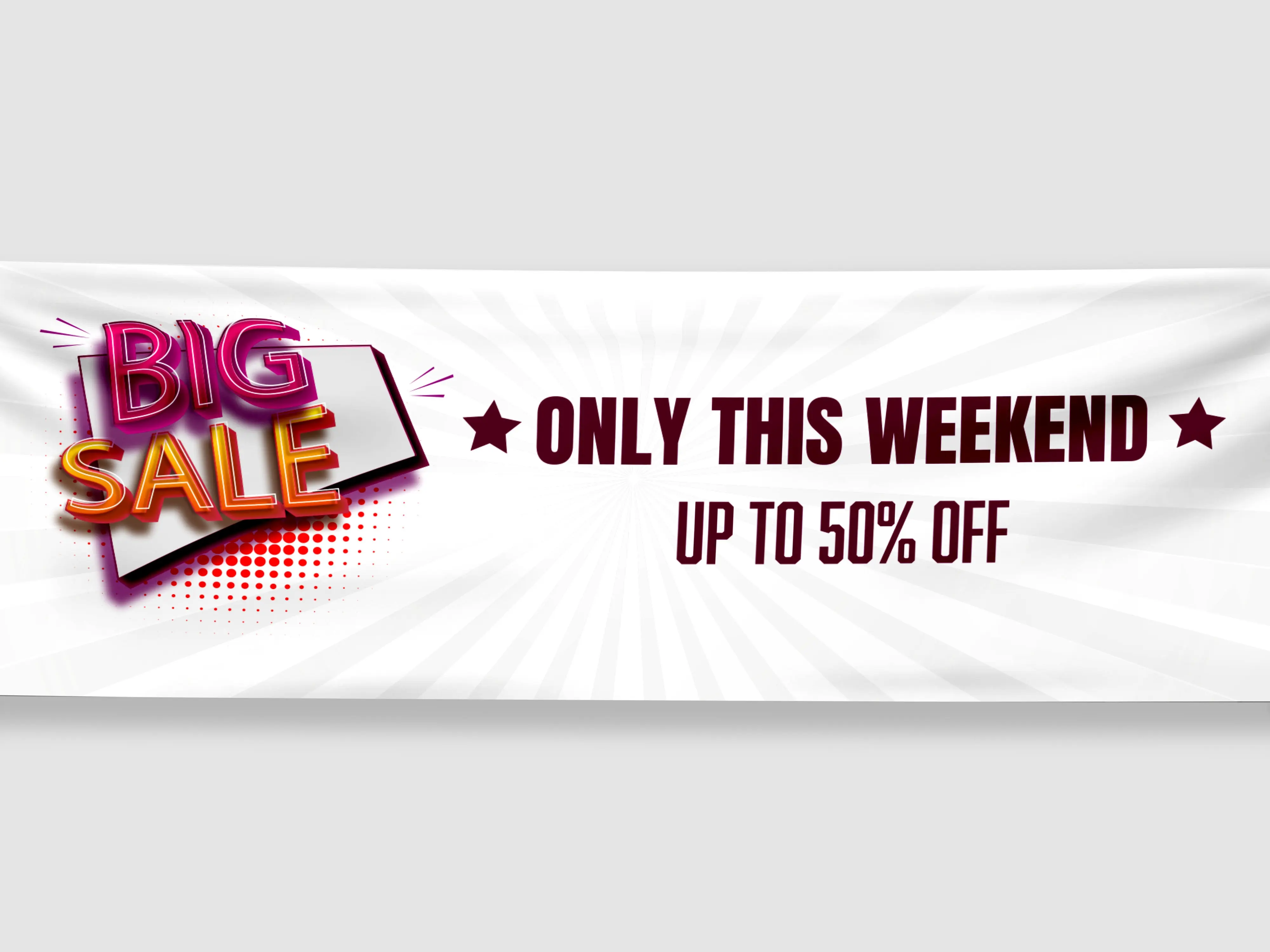 Custom Sale Banner, Printed Vinyl Banner For Business, Custom Vinyl Banner, Business Banner, Event Banner, Full Color Banner, Sale Banner Door Hanging