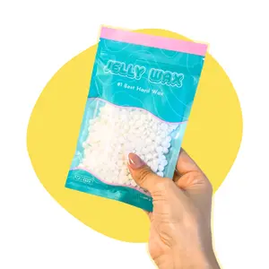 Jelly Wax Lilac Shimmer Signature - Gentle & Sensitive Skin Friendly - Rosin-Free Stripless Wax for Hair Removal - Top Seller