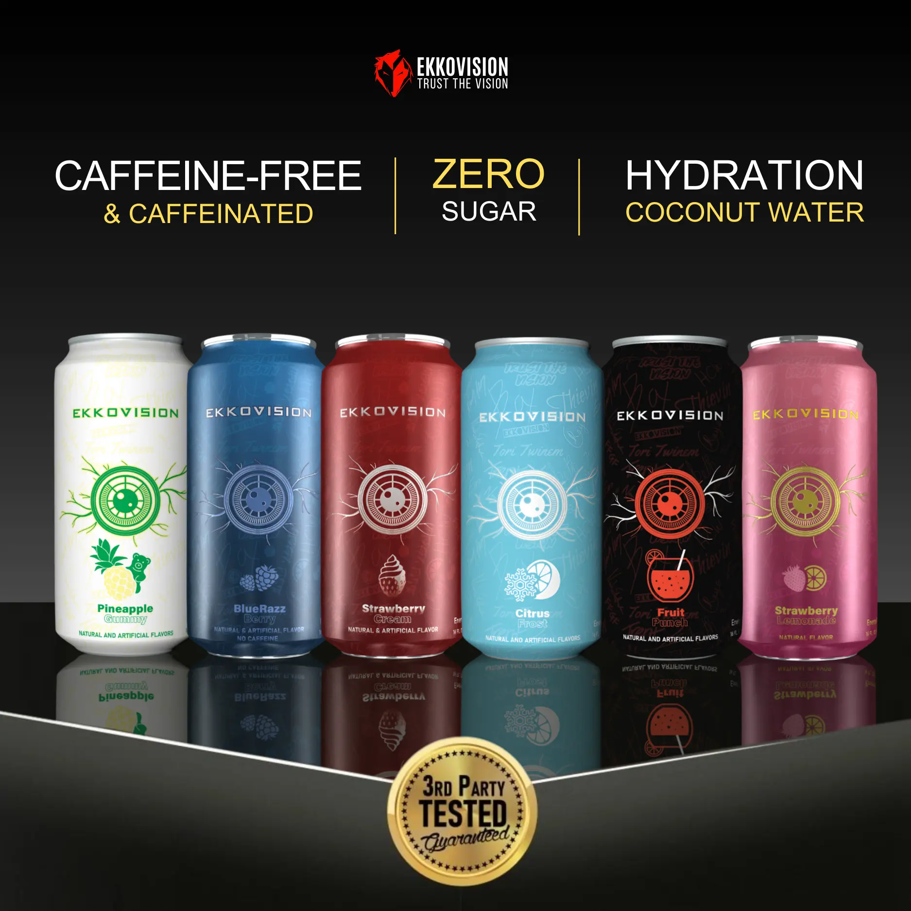 EKKO Energy Drink | Performance Hydration | 3rd Party Tested