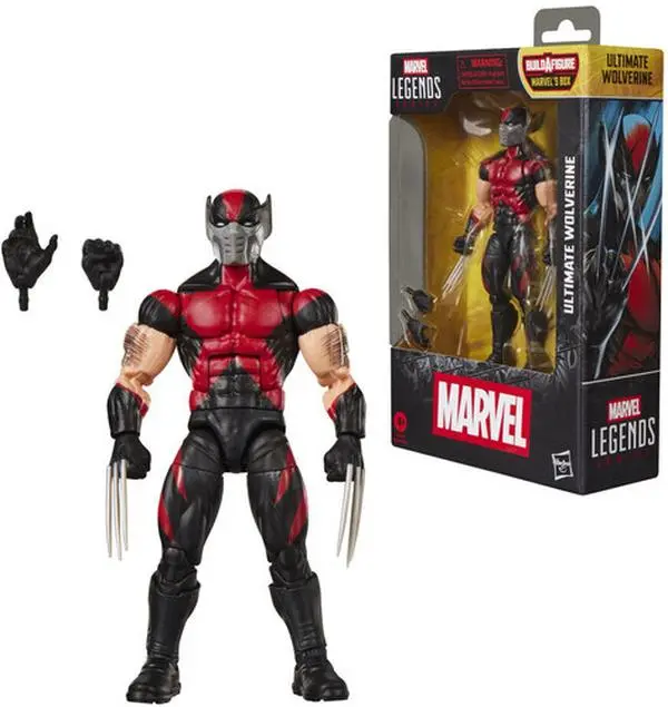 Marvel Legends Ultimate Universe Ultimate Wolverine Action Figure - Display Collectible Statue