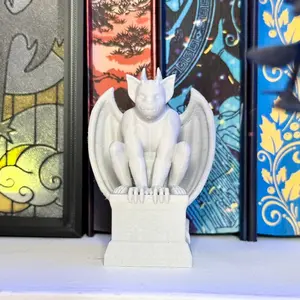 3d Printed Gargoyle Bookshelf Decor