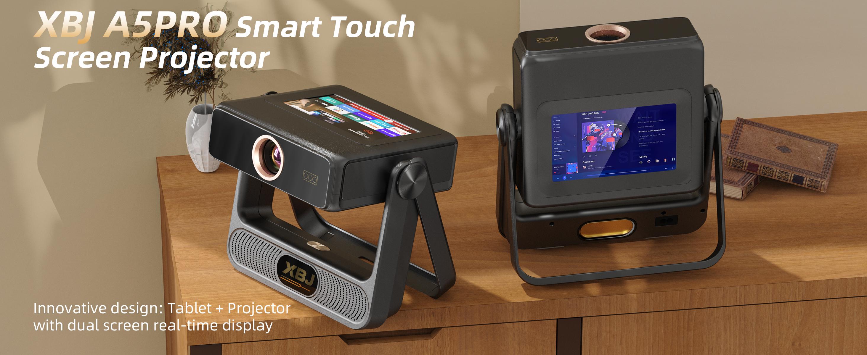 XBJ  Projector 4K 800ANSI Lumens WiFi6/5G BT5.2 Smart Touchscreen 150 Inch Screen for Home Cinema & Outdoor Movies High-Quality Christmas Gifts Christmas gift Holiday Haul