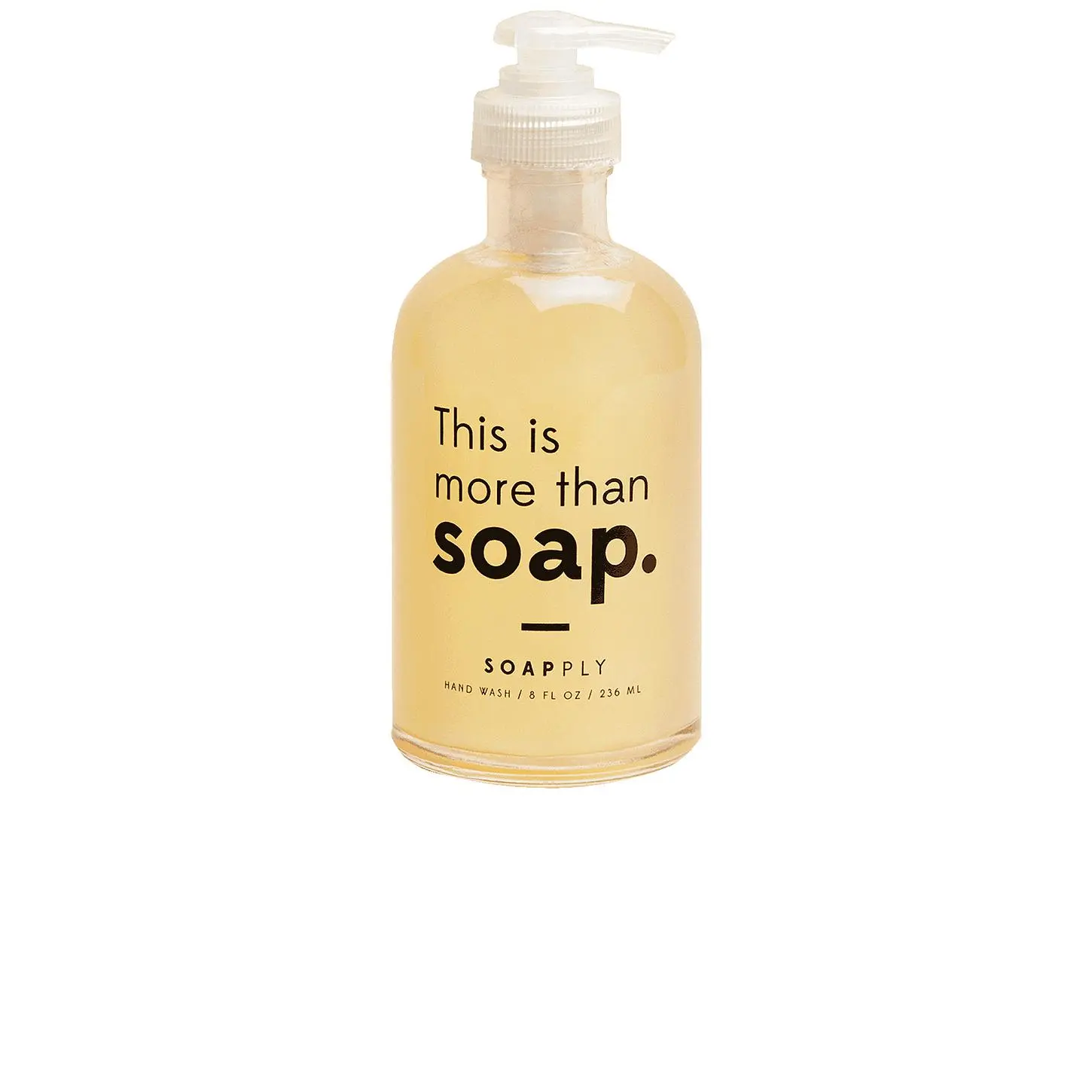 Soapply Hand Wash in Clear Bottle