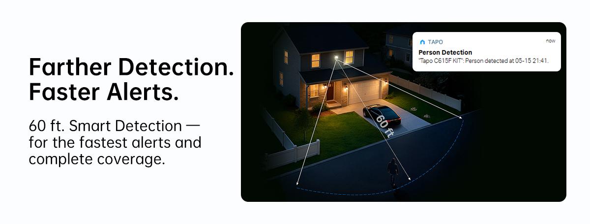 TP-Link & Tapo C615F Kit Solar Dimmable Floodlight 360° Pan/Tilt Security Camera Kit,2K 3MP 360° AI Tracking Outdoor Wireless w/Solar Panel Free Person/Vehicle Detection Hack-Proof Security | Alexa & Google Home TP-Link & Tapo C615F Kit Solar Dimmable Floodlight 360° Pan/Tilt Security Camera Kit,2K 3MP 360° AI Tracking Outdoor Wireless w/Solar Panel Free Person/Vehicle Detection Hack-Proof Security | Alexa & Google Home