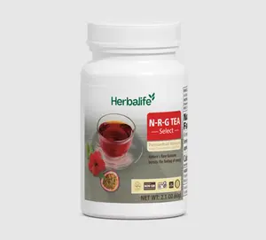 Herbalife N-R-G Tea Select Passionfruit Hibiscus Blend 2.1 oz Boosts Feeling of Being
