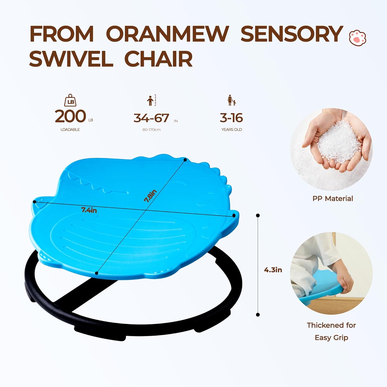 sensory spin chair for adults,Indoor Balancing Chair Kids Swivel Chair Sensory Toy ADHD Anxiety Tools,Body Coordination Balance Training anxiety relief fidget toy Fun Furniture Children kids outdoor play