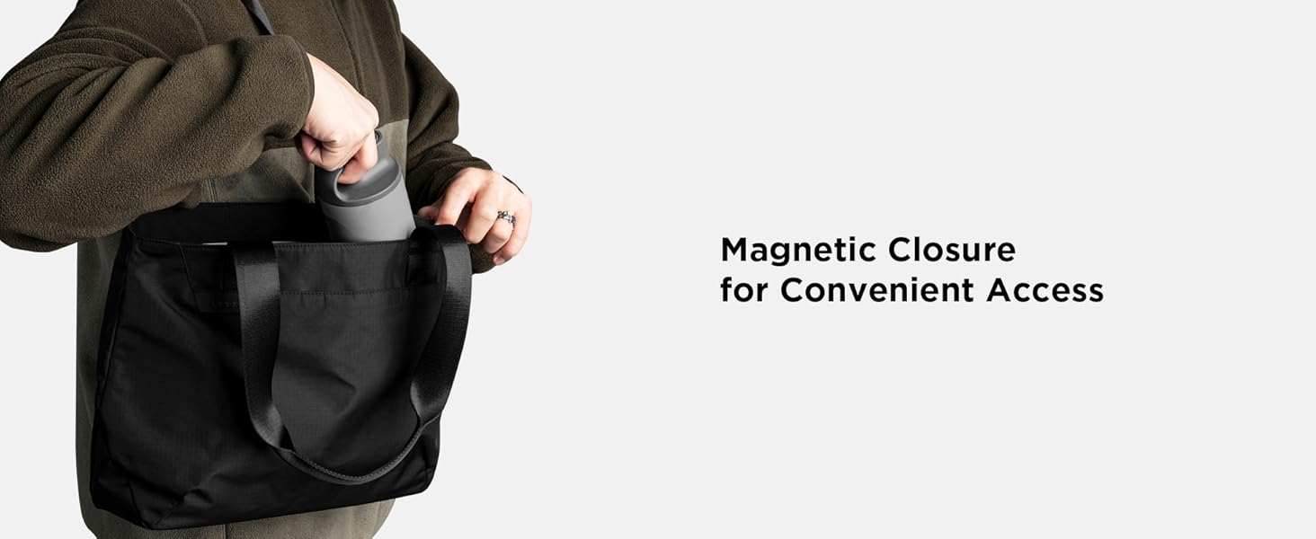 ALPAKA Elements Tote 9L - Small Tote Bag for Commute & School, Fits 11” Laptop/iPad Pro, Foldable, Waterproof