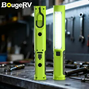 BougeRV  Adjustable COB LED Stick Work Light, 800 Lumens Compact Handheld Utility Light with Built-in 3000mAh Rechargeable Battery, Multiple Mounting Options for Garage, Auto Repair, Emergency & Workshop Use  1PCS