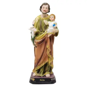 San Jose 8" Inches Tall Santo Estatua St Saint Joseph Brand New  Religious Decor Ornaments Patron Saint of Fathers