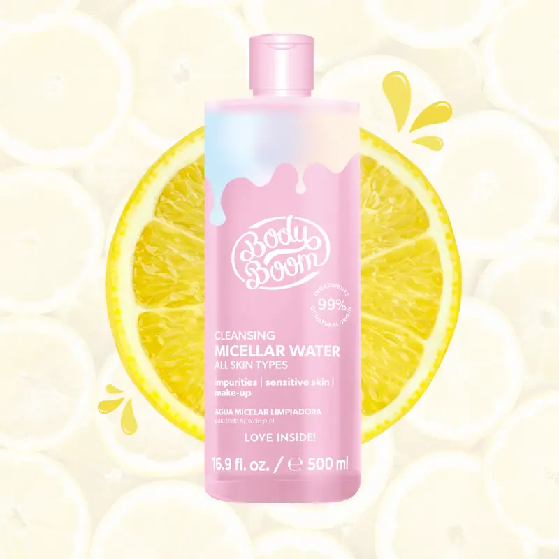 Cleansing Micellar Water – Refreshing, Clear Skin, Skincare Routine, Vegan, Glowing Skin, Hydrating Makeup Remover (500ml)