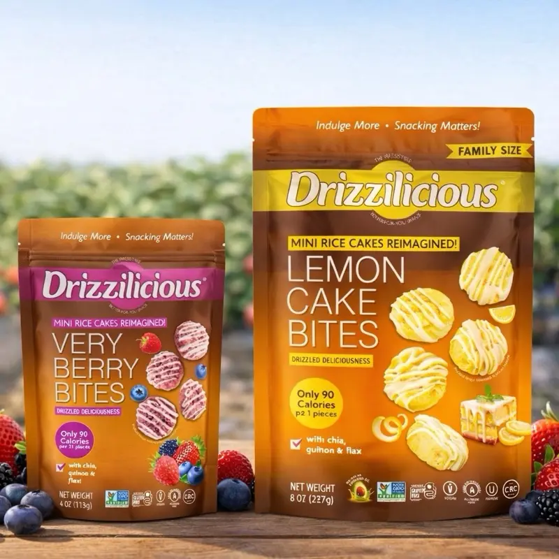 Drizzilicious Lemon Cakes 8oz + Very Berry 4oz