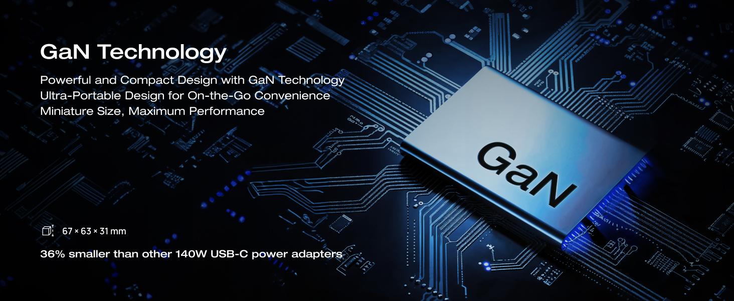 EF EcoFlow Rapid Pro Charger (140W, 4 Ports), 140W (Max) USB-C, 4-in-1 Multi-Device Charger