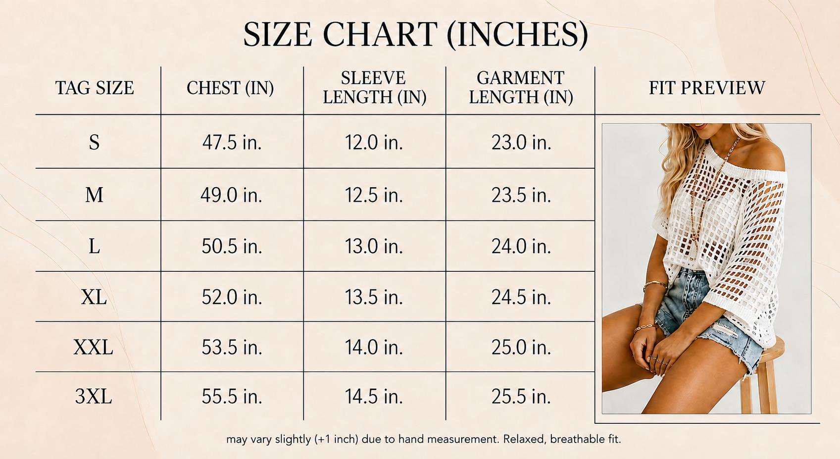 Women's Crochet Knit Hollow Out Slouchy Sweater Loose Fit Drop Shoulder Crop Top Casual Beach Cover Up