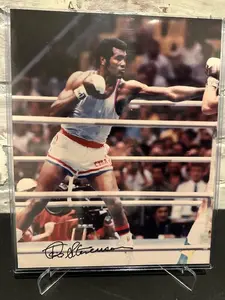 Teofilo Stevenson 3x Olympic Gold Medalist Champion 1972 1976 1980 Autographed No COA Boxing Legend