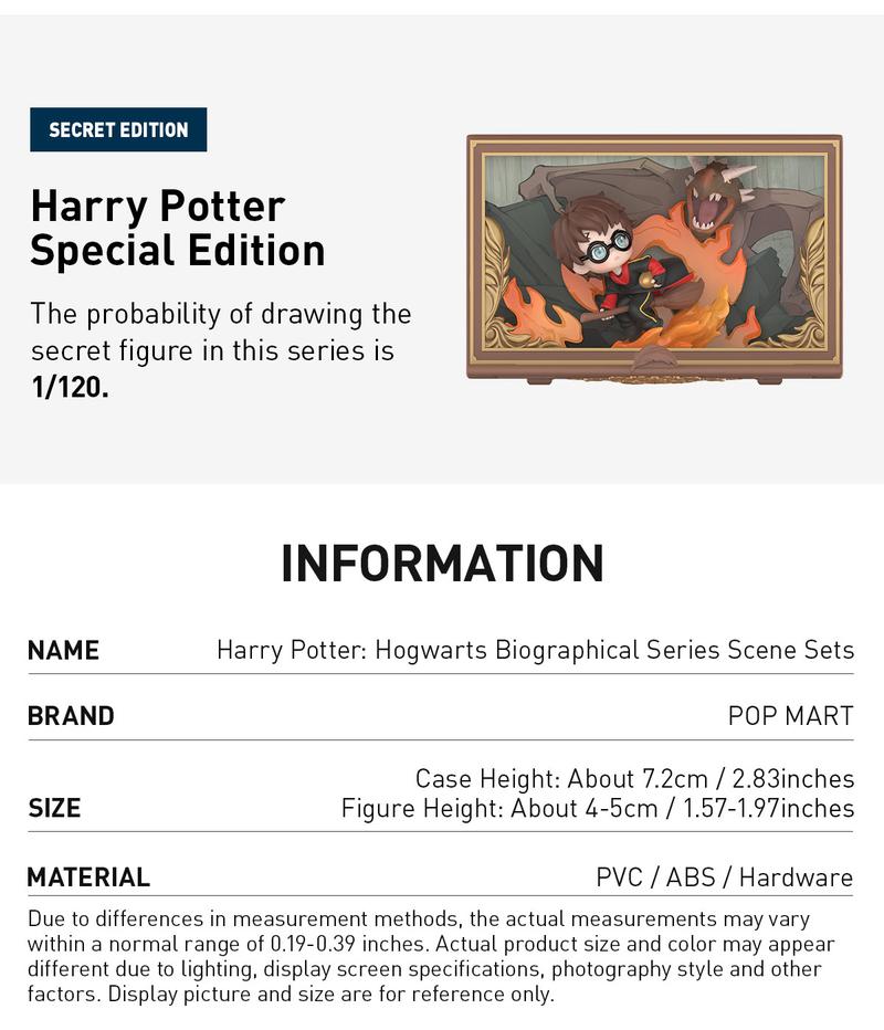 POP MART Harry Potter:Hogwarts Biographical Series Scene Sets