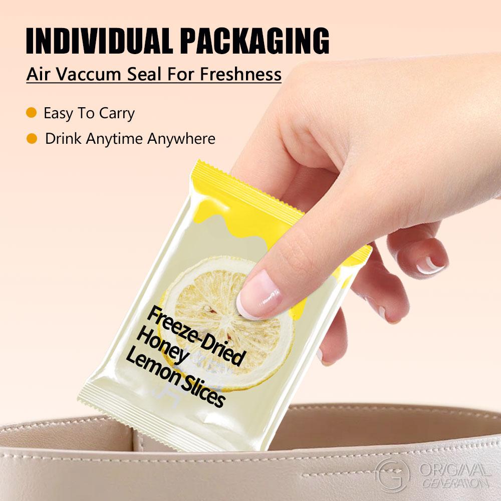 2025 Freeze-Dried Honey Lemon Slices - Individually Packaged Fruit Tea 100g