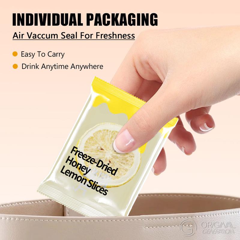 2025 Freeze-Dried Honey Lemon Slices - Individually Packaged Fruit Tea 100g