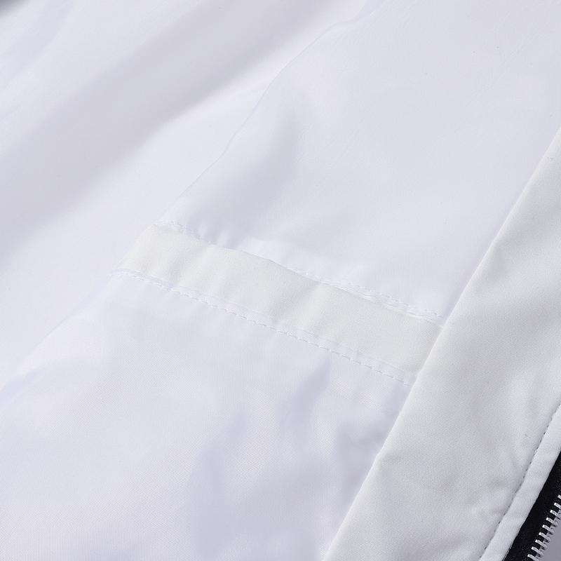 Men's lightweight casual jacket with sports slim fit zipper, stand collar, long sleeves, and zipper pockets, durable polyester fabric suitable for spring/autumn outdoor training, gym workouts, and casual wear, featuring a stylish minimalist design