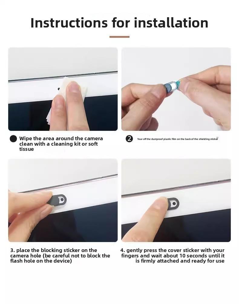 New Privacy Screen Protector for Front Camera on Mobile Phones Tablets Laptops Universal Compatibility Easy Installation Enhanced Privacy