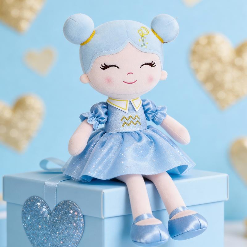 Princess Zodiac Doll 16 Inch Plush Toy – Handmade Soft Doll for Girls –  Zodiac Gift, Birthday Gift, Christmas Gift, Valentine’s Day Gift, Plush Doll for Kids