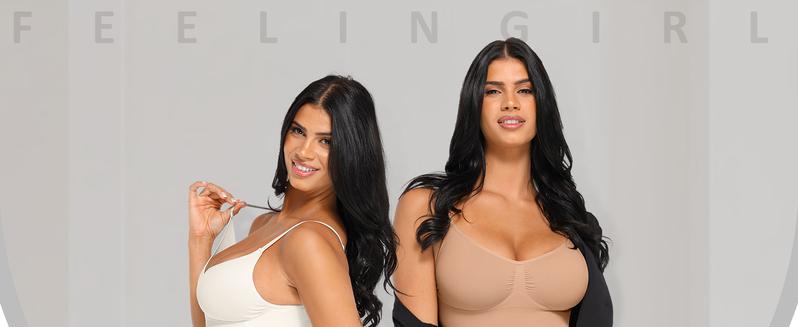 FeelinGirl Tank Top Womens Shapewear Tummy Control Cami Tanks Seamless Camisole Tops Womenswear Spaghetti Strap Underwear Lady Springtok