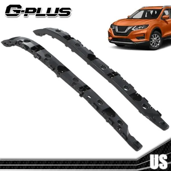 MOTOR GPLUS 1-Pair Rear Bumper Brackets Retainers - Automotive Pair Set Left+Right Brackets, Factory Match Direct Fit Car Accessories, Latest Software Compatible for 2014-2018 Nissan Rogue Exterior Replacement Parts