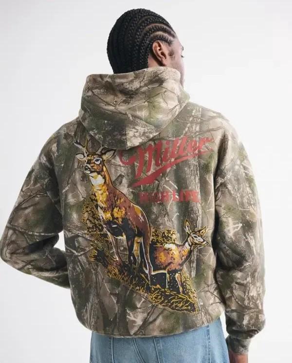 Miller High Life Graphic Popover Hoodie andT shirt 3d polyester, gift for friends and family