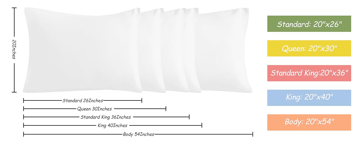 NTBAY Pillowcase Set, 2 Pack Soft Microfiber, Wrinkle-Free & Fade-Resistant, Easy Care